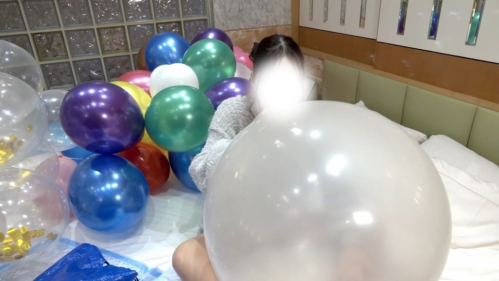 #160 るあさんの巨大風船膨らまし