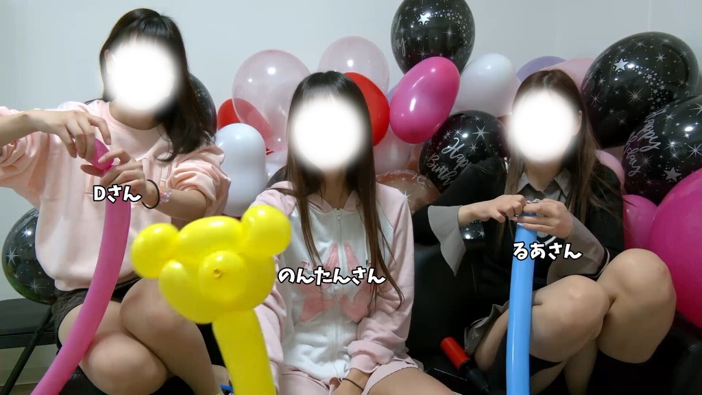 #167 るあさん・のんたんさん・Dさんのバルーンアート【SW②9/20】
