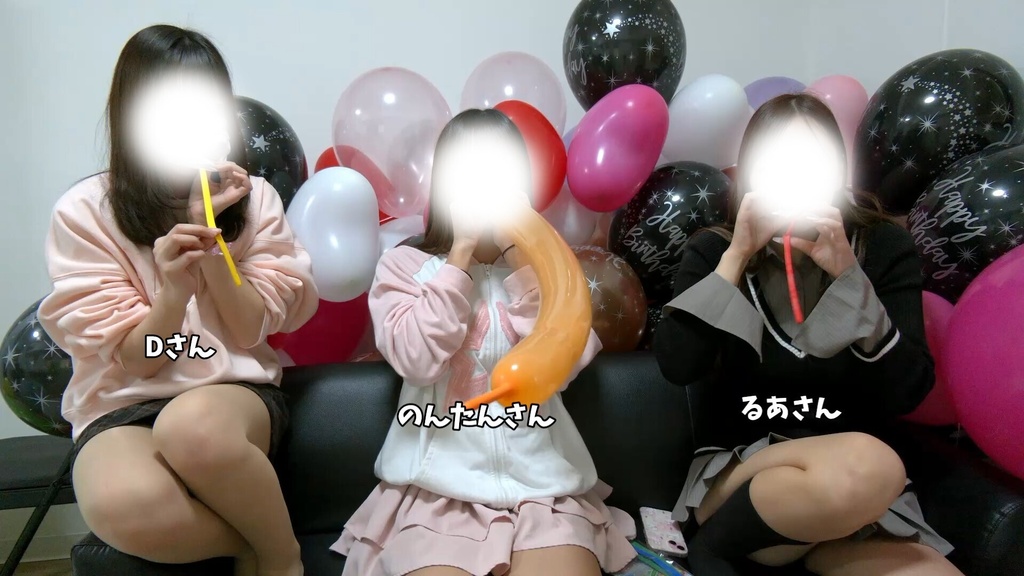 #167 るあさん・のんたんさん・Dさんのバルーンアート【SW②9/20】