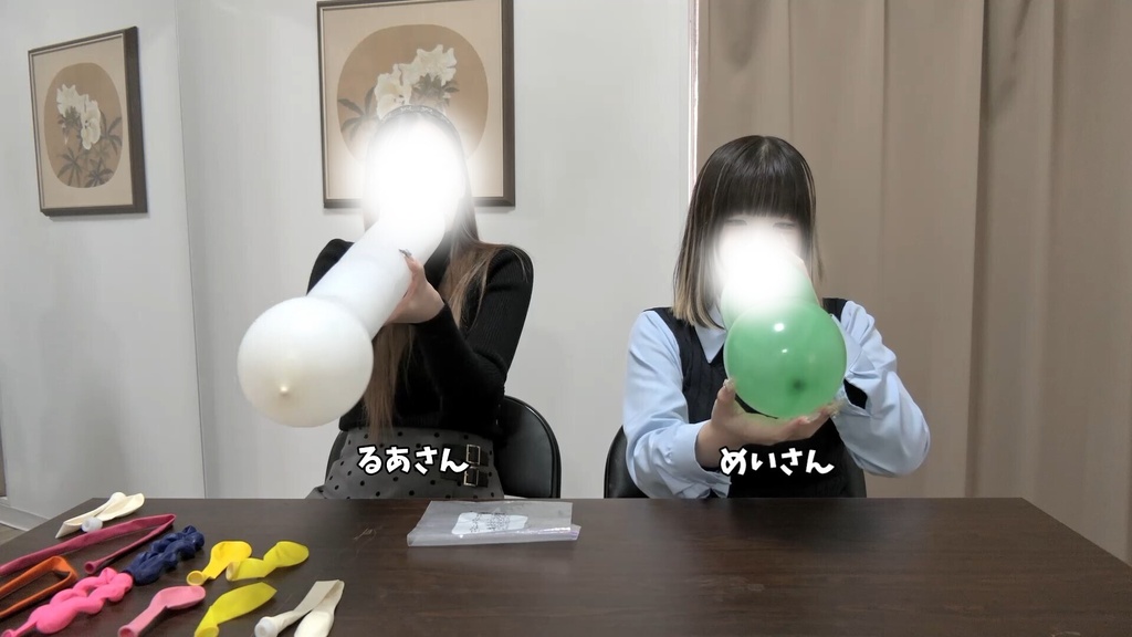 #179 るあさん・めいさんの風船圧力チャレンジ【呼気圧測定動画あり】