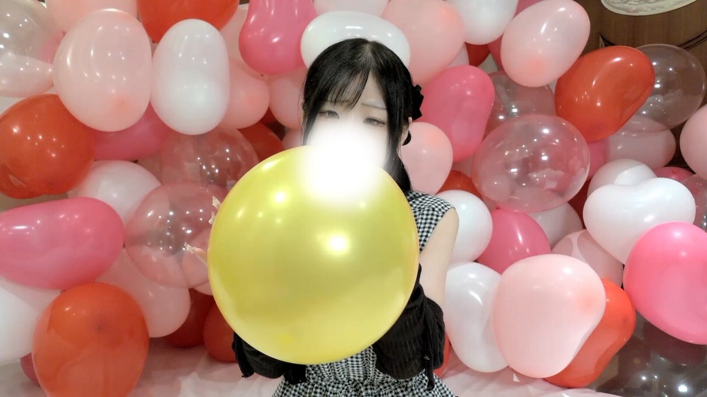 #188 めいさんの二重風船チャレンジ【呼気圧測定動画あり】