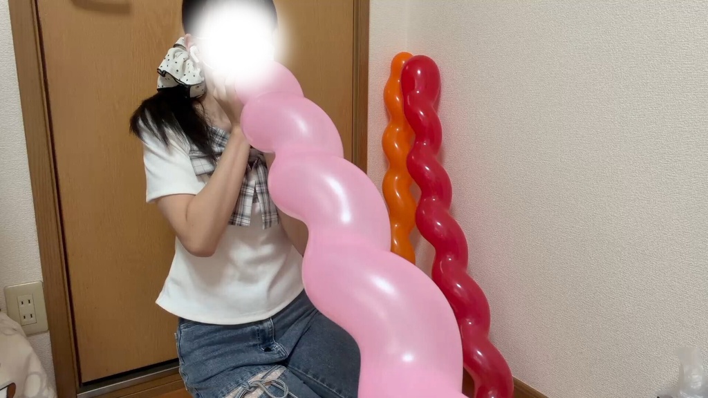 #191 Dさんのスパイラルバルーン膨らまし11個