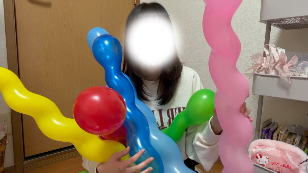 #191 Dさんのスパイラルバルーン膨らまし11個