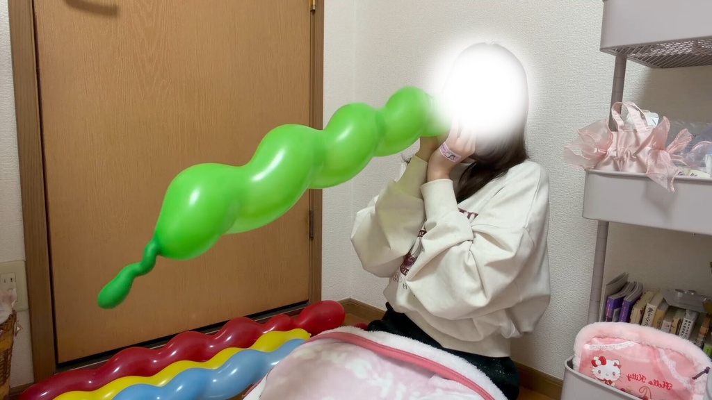 #191 Dさんのスパイラルバルーン膨らまし11個