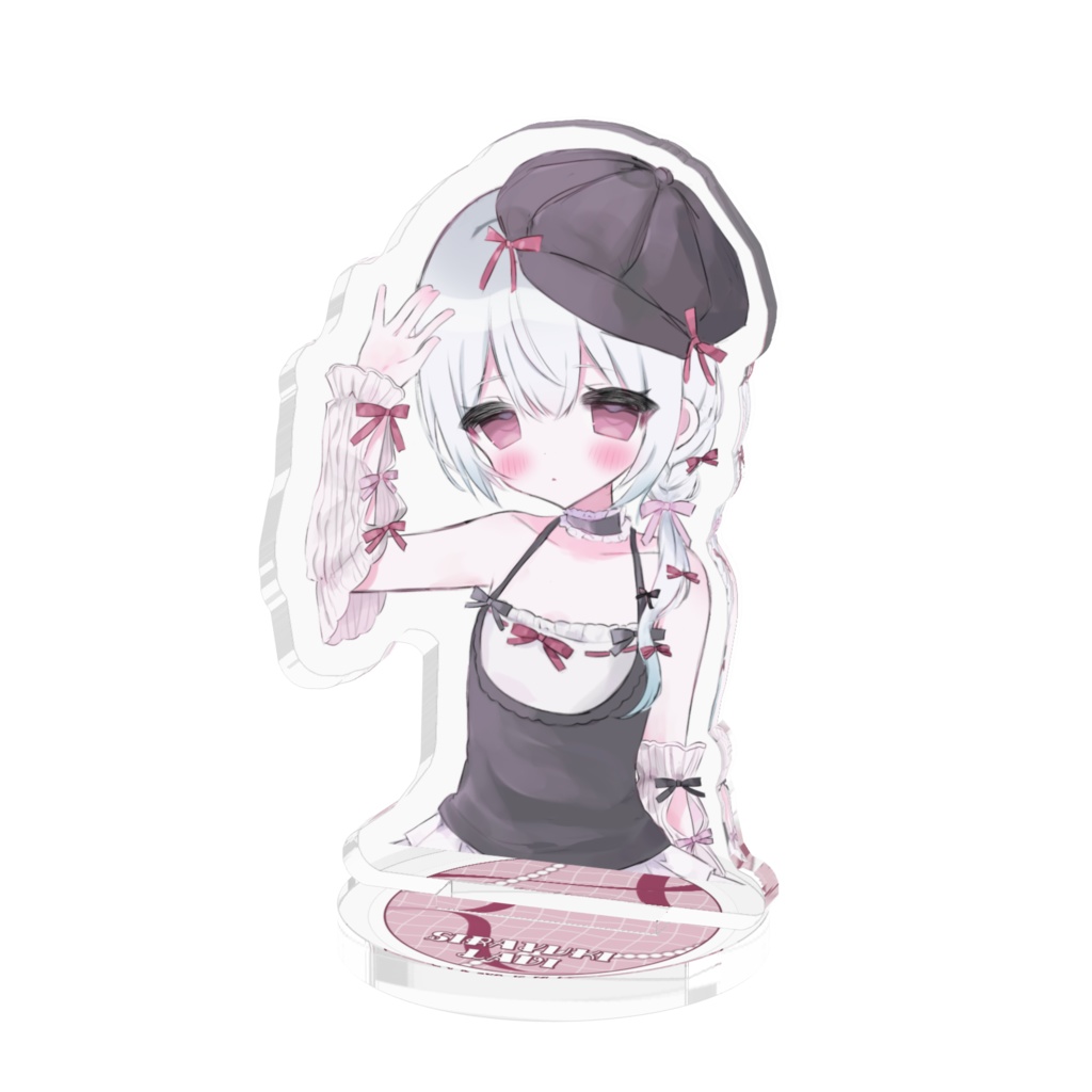 リボン アクリルスタンド.⋆𝜗𝜚