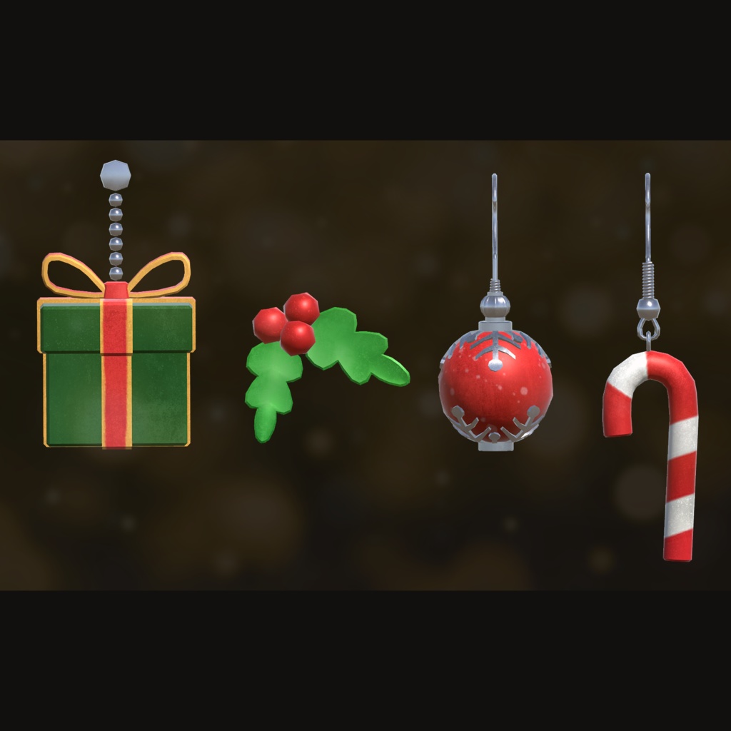 Christmas Earring set Sale/クリスマスイヤリングセットセール