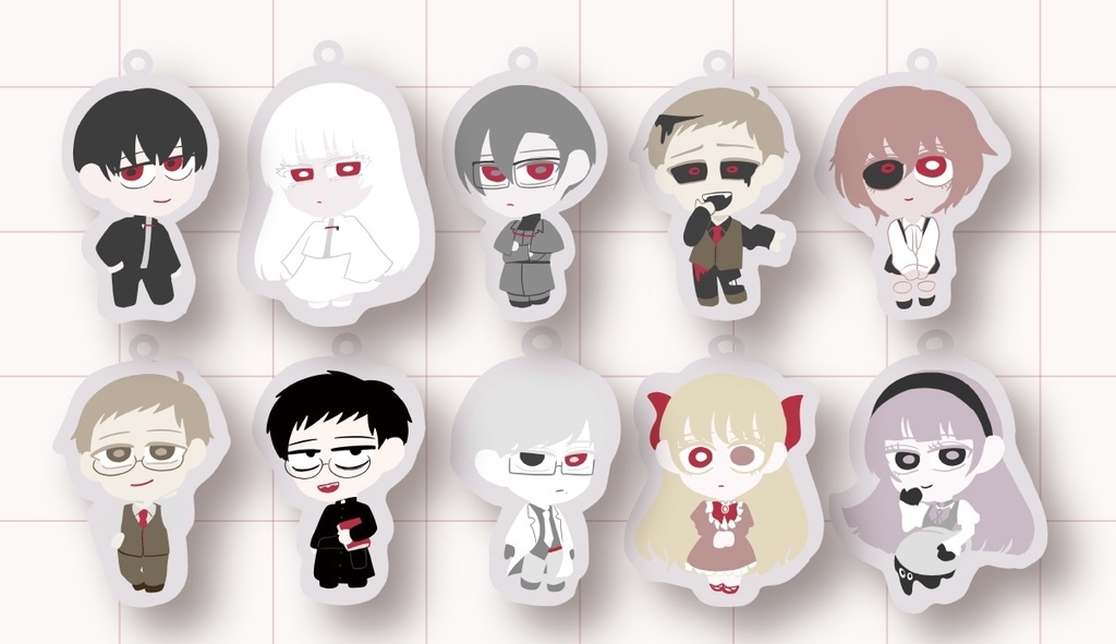 24時のお茶会アクリルキーホルダー