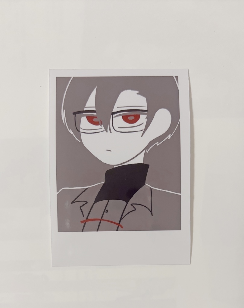 眼鏡音源ランダムチェキ風カード