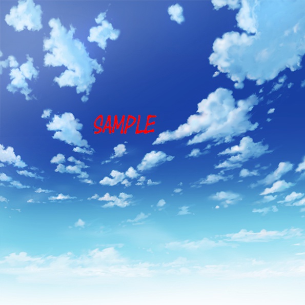 アニメ背景素材　空-A000-00(PSD)