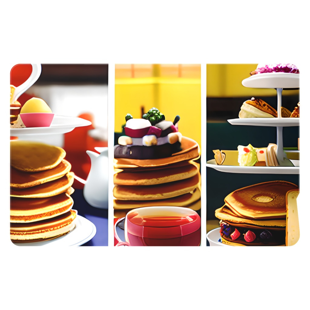  ICカードステッカー/アフタヌーンティーデザイン