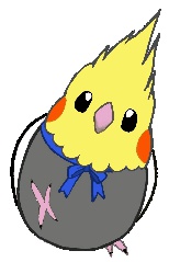 オカメインコ C デコメ用GIF154×239