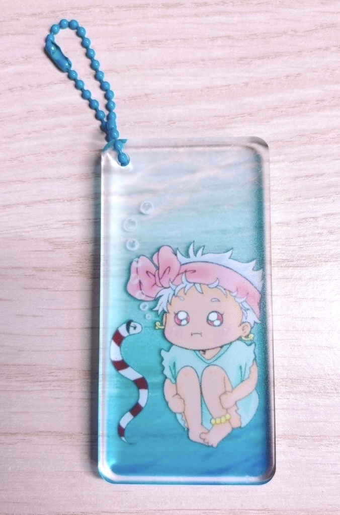 ブクブク水中カリム  アクリルキーホルダー