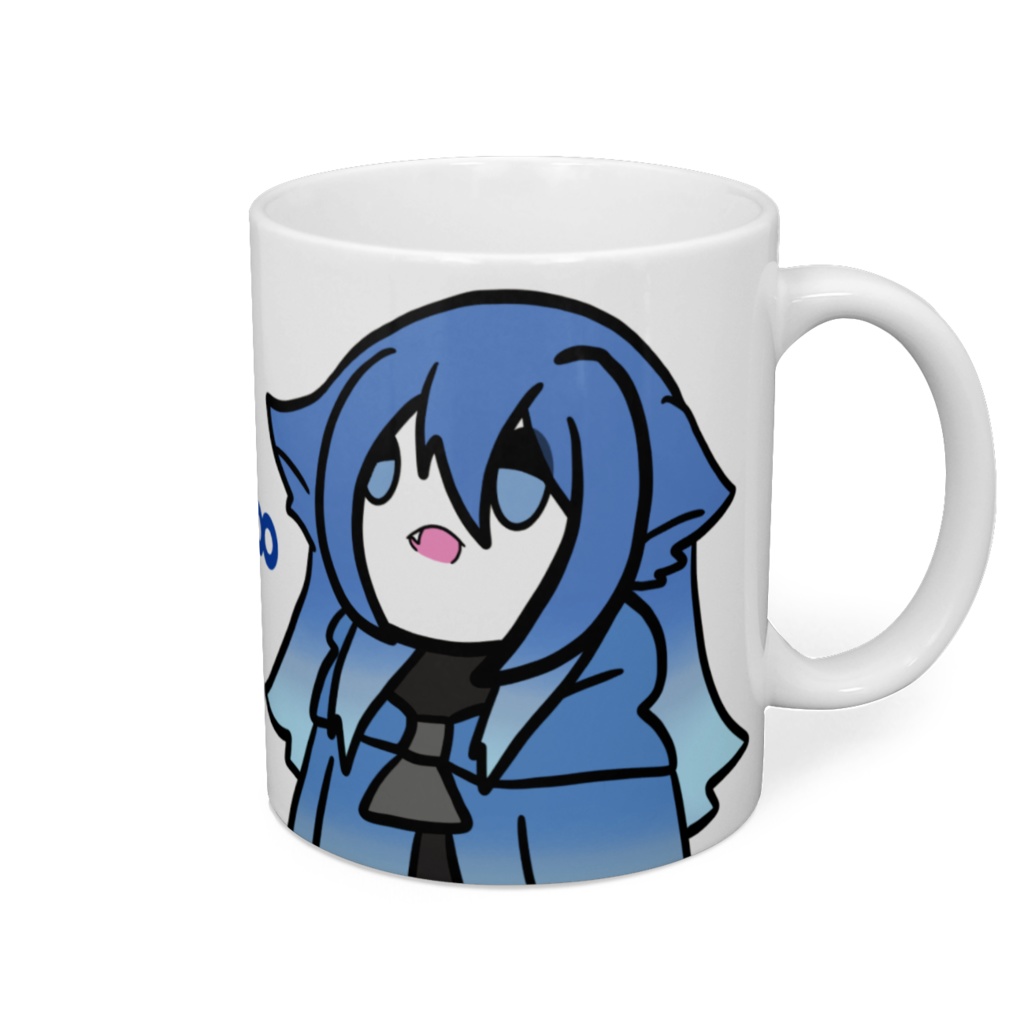 熱くて虚無になってるゆるあもマグカップ