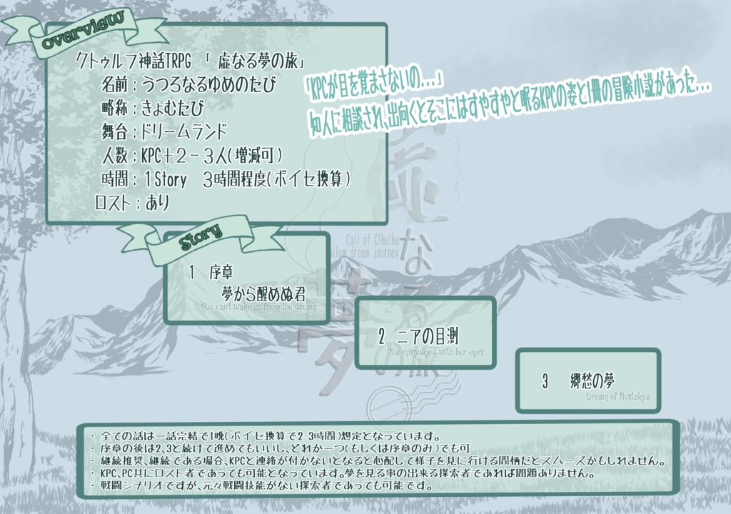 【CoC】虚なる夢の旅(SPLL:E193390)