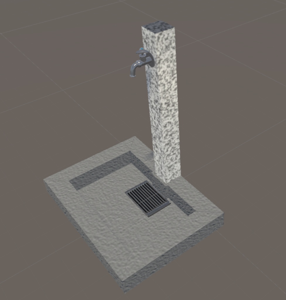 【無料】3Dモデル「立水栓」