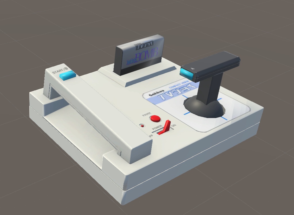 【無料】3Dモデル「レトロ風マイナーゲーム機セット」