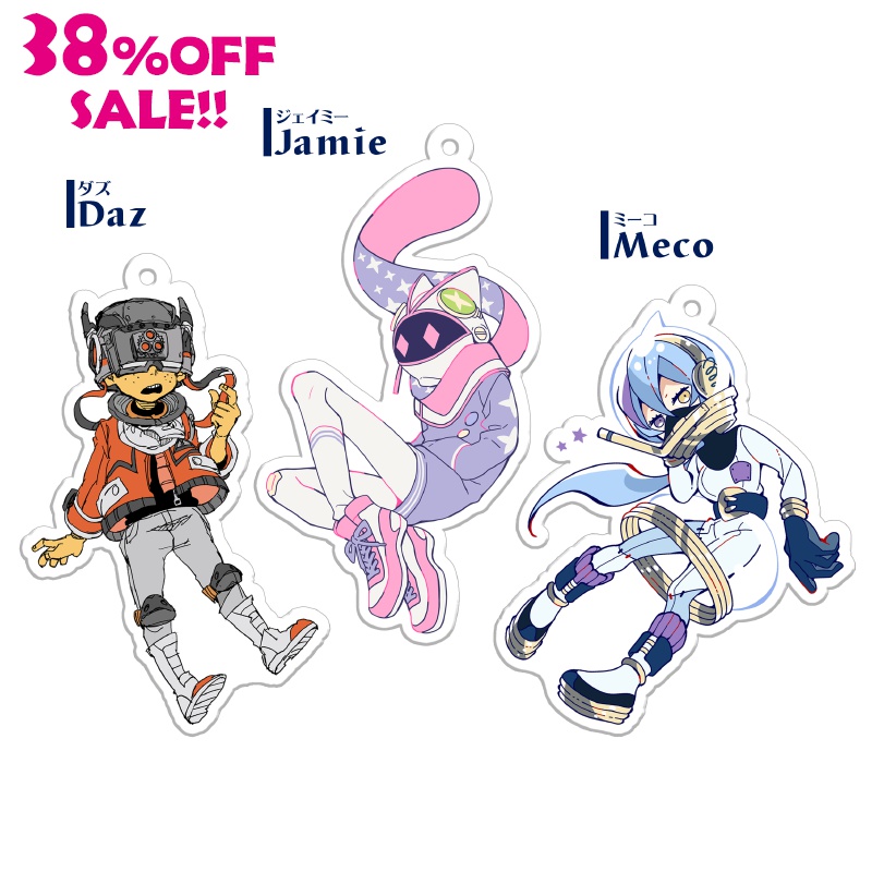 【SALE!!】アクリルキーホルダー(gravity0)