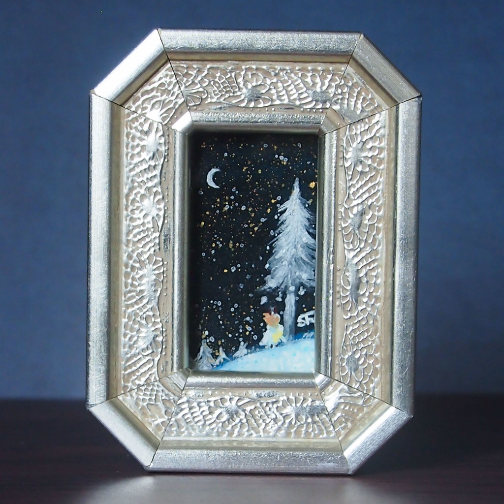 【原画】白と星空