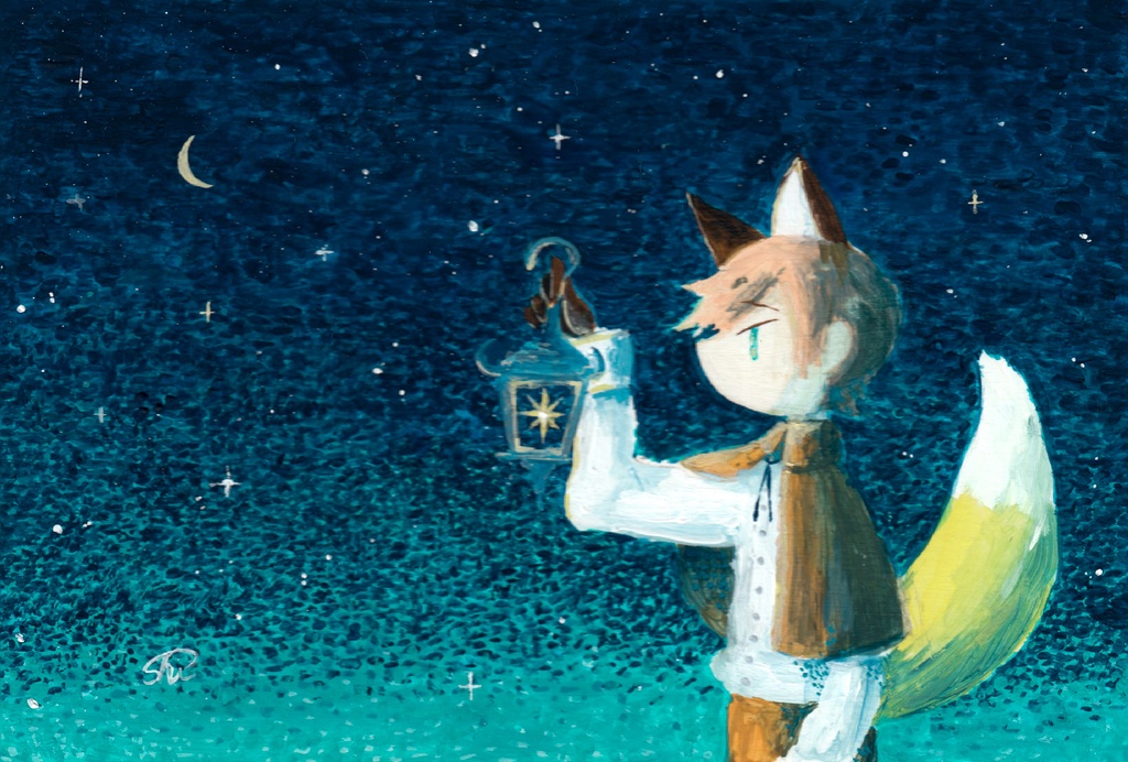 【ポストカード】星のランタン