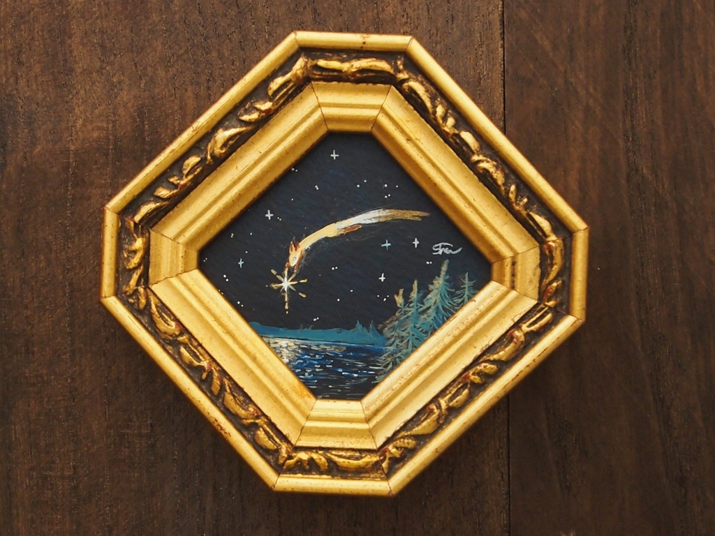【原画】流れ星のしっぽ 湖