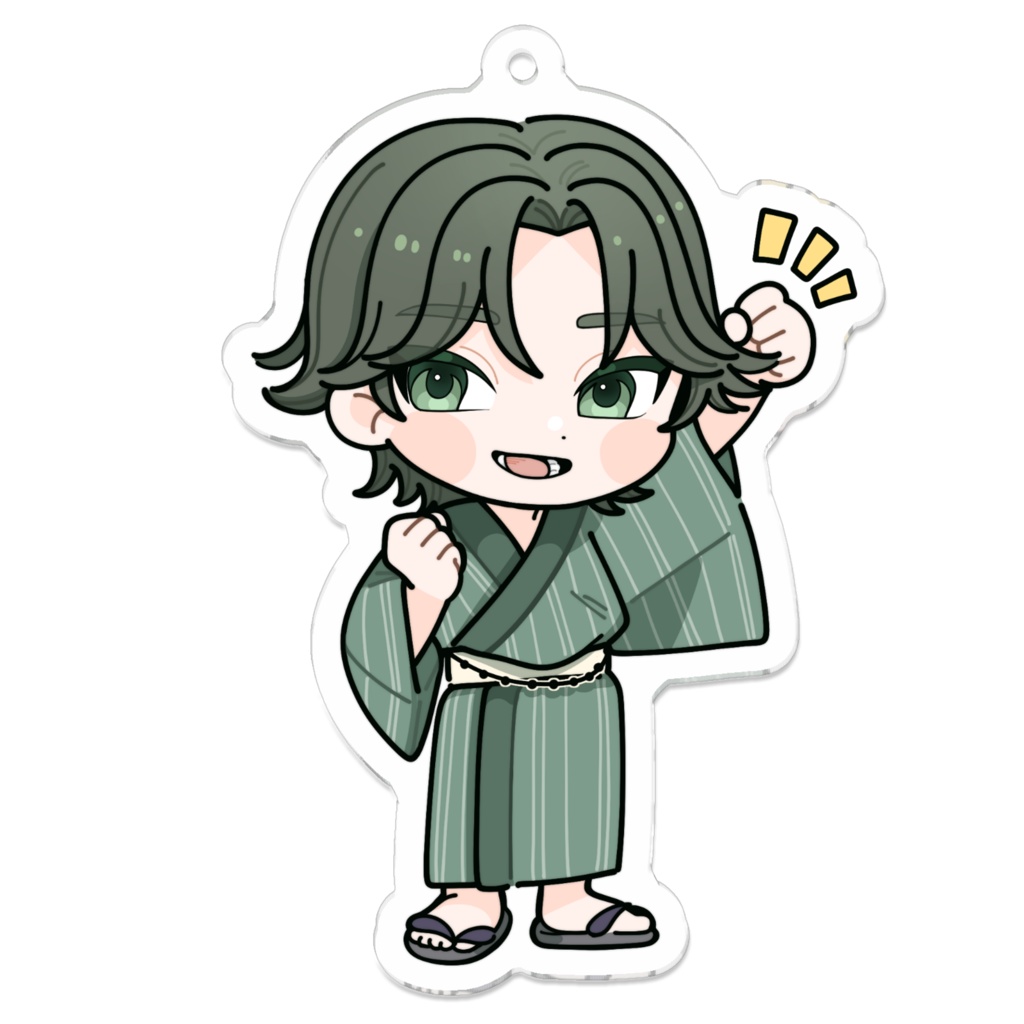 応援北枕アクリルキーホルダー