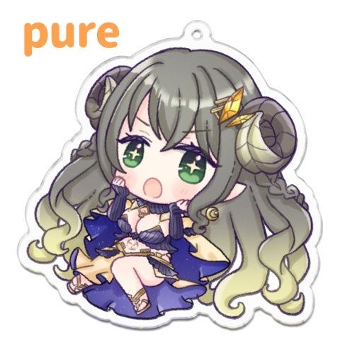 【受注生産】ぷちハスタ アクリルキーホルダー(全3種)