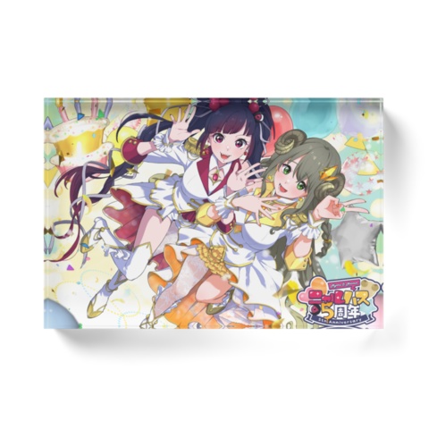 【受注生産】ニャルハス5周年 アクリルブロック
