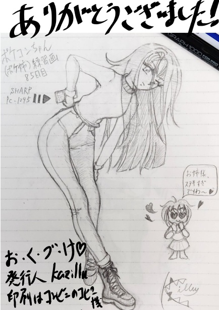 ポケコンちゃん100日描いてみた!(匿名配送)