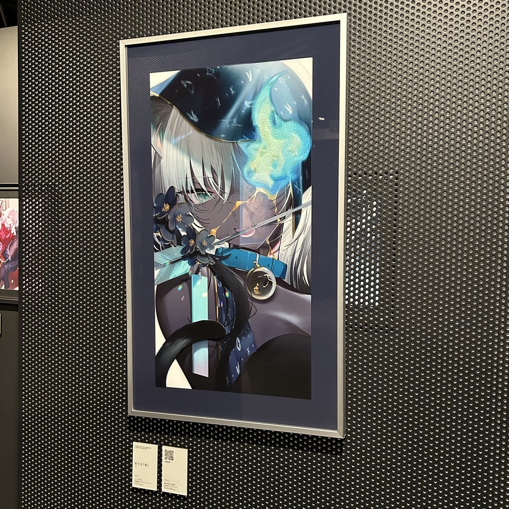 【1点限定】サイン入り多層ホログラムアクリルアート（影干支『猫』）
