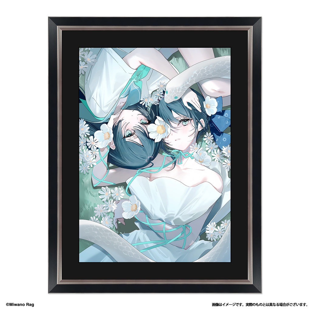 複製原画(ひとつのふたつ『巳』)