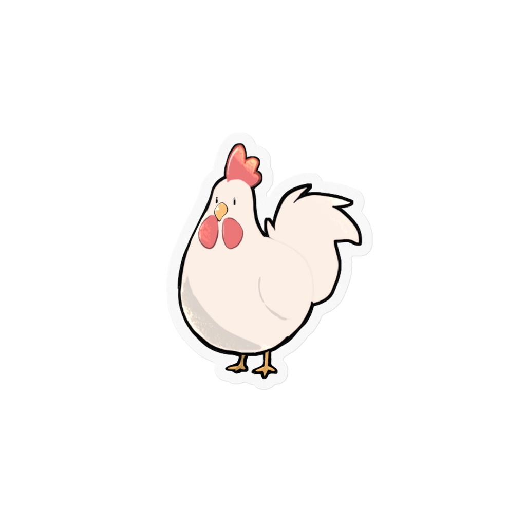 ニワトリさんステッカー
