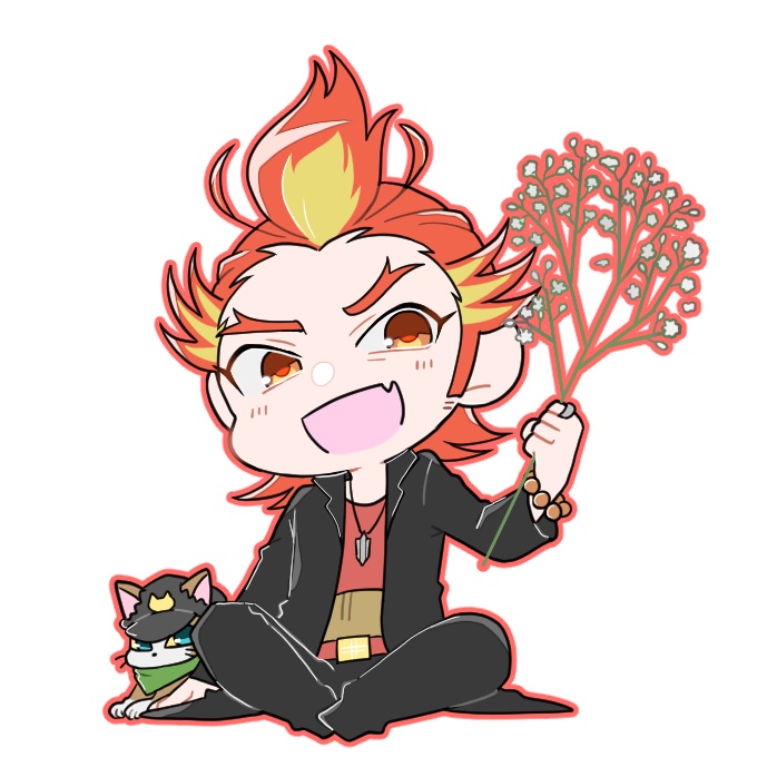 アイドル×誕生花アクリルキーホルダー