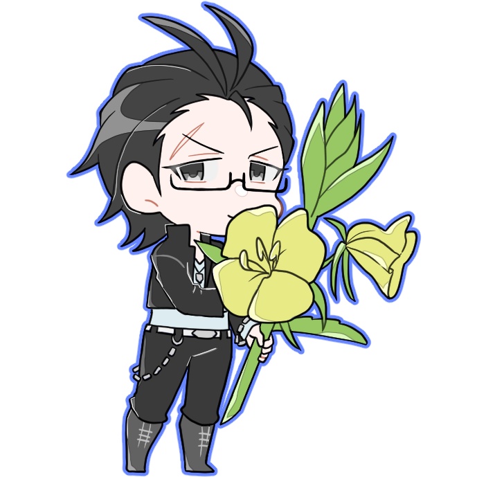 アイドル×誕生花アクリルキーホルダー