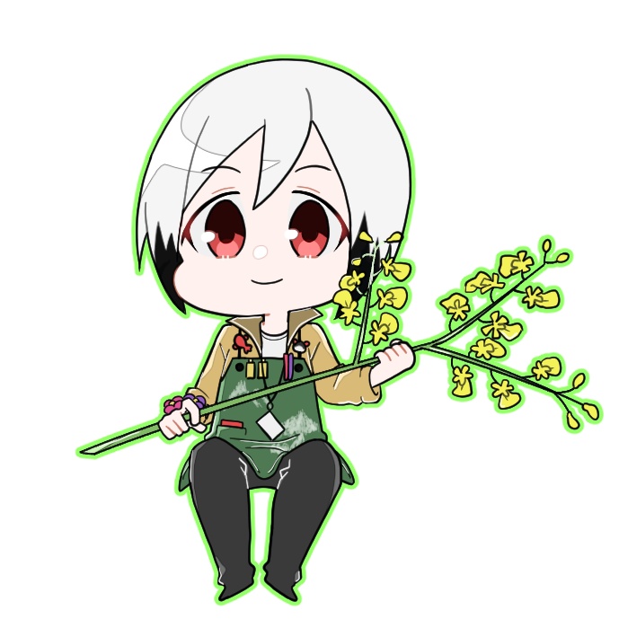 アイドル×誕生花アクリルキーホルダー