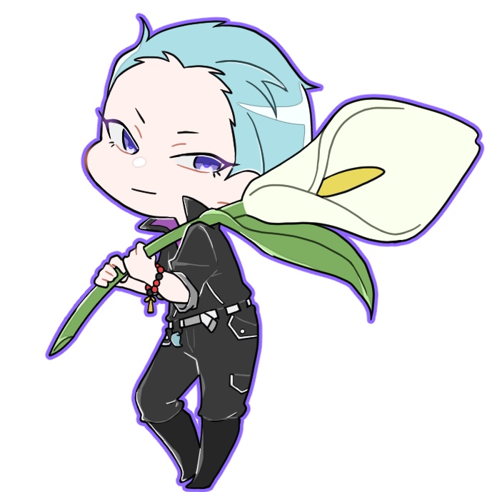 アイドル×誕生花アクリルキーホルダー