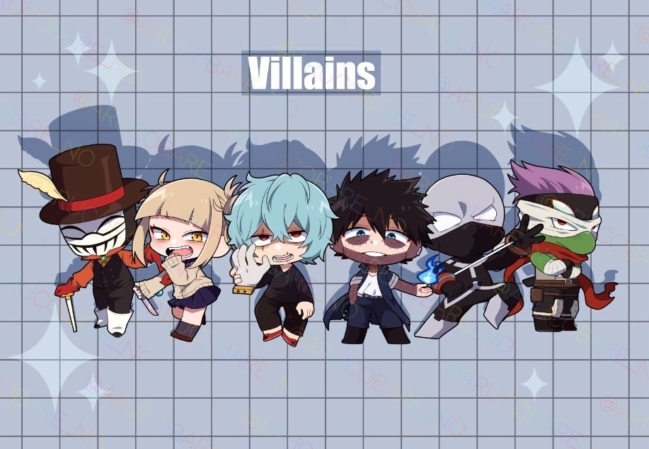 デフォルメキャラ クリアファイル