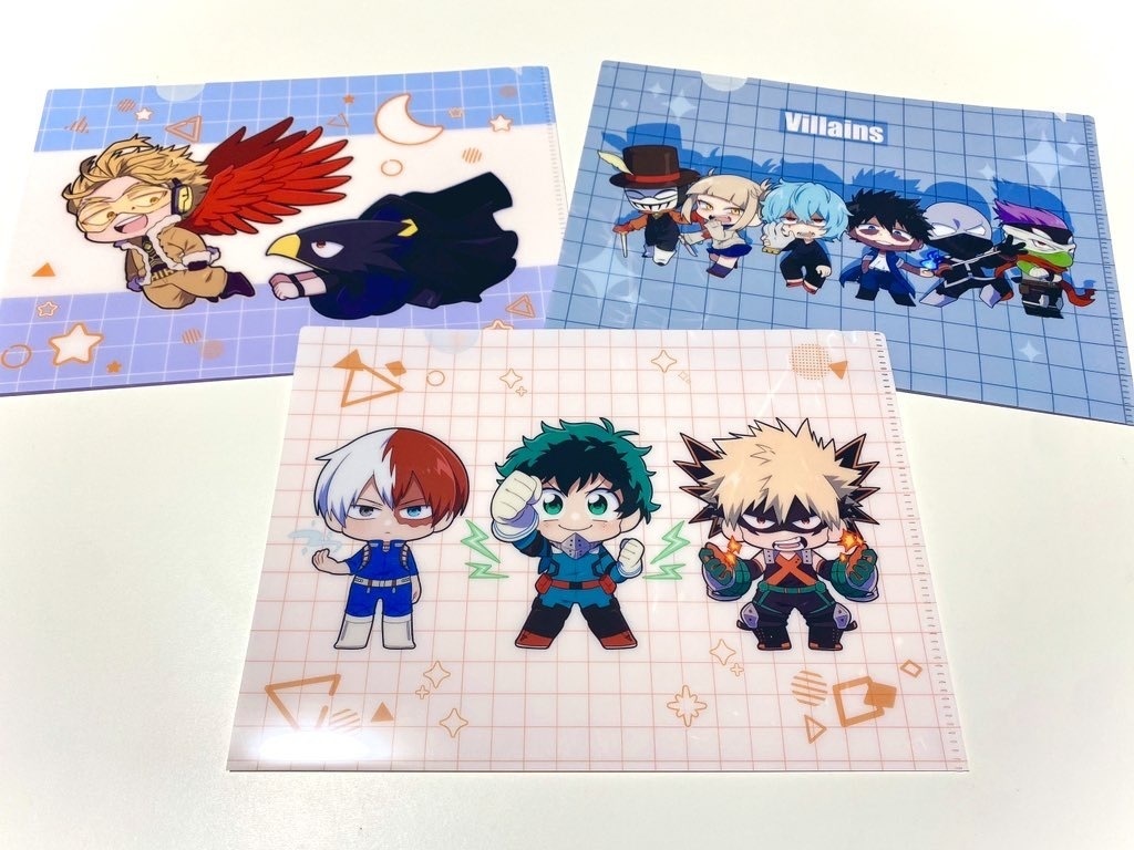 デフォルメキャラ クリアファイル