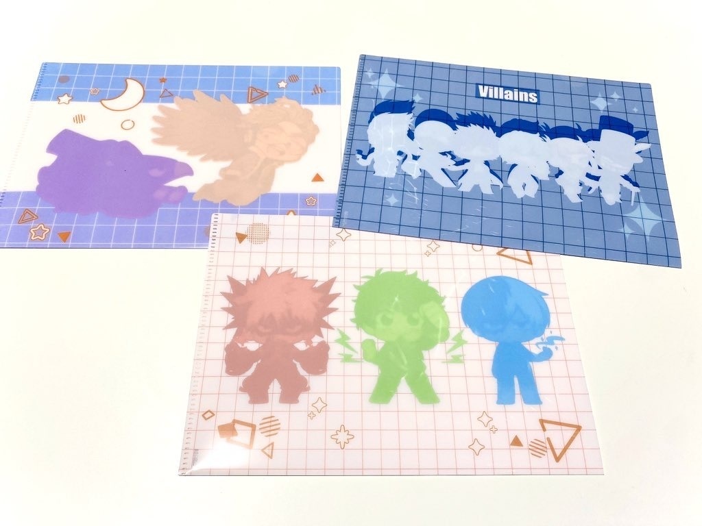 デフォルメキャラ クリアファイル