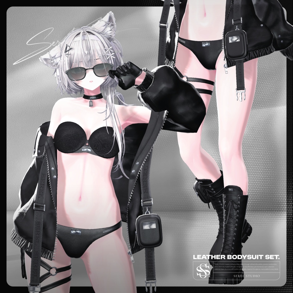 ✨発売間近✨ Leather Bodysuit Set【19アバター対応】
