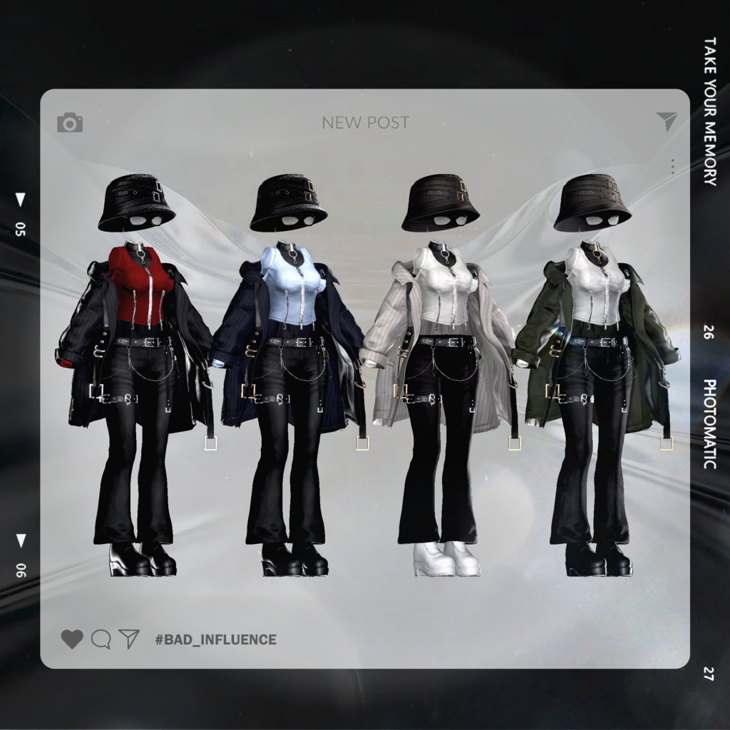 ✨発売間近✨ Bad Influence Set【20アバター対応】🎉24時間限定セール🎉