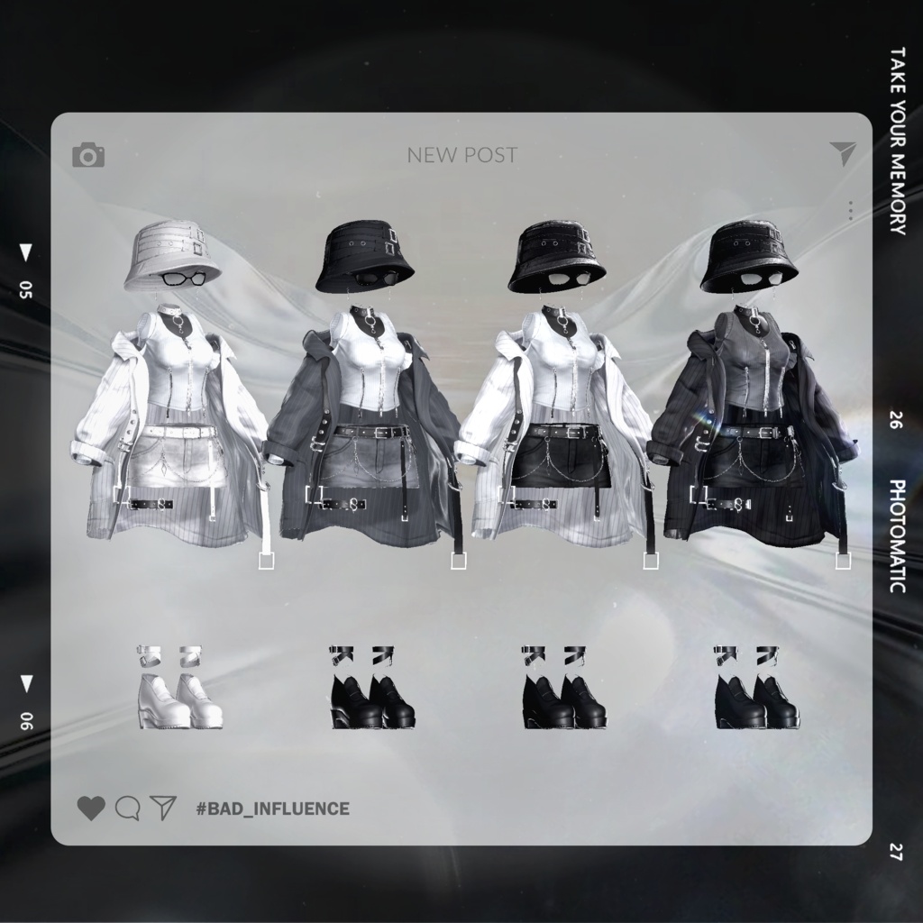 ✨発売間近✨ Bad Influence Set【20アバター対応】🎉24時間限定セール🎉