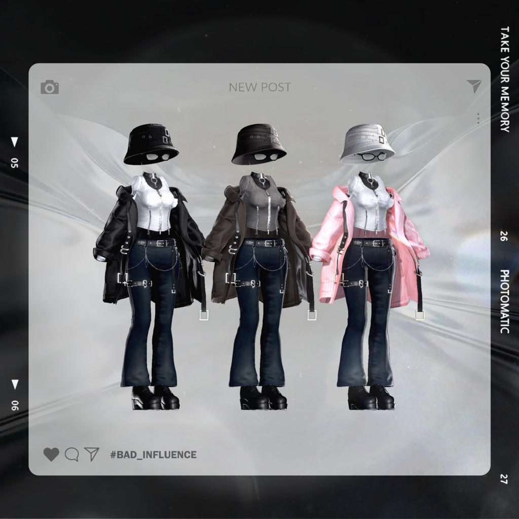 ✨発売間近✨ Bad Influence Set【20アバター対応】🎉24時間限定セール🎉