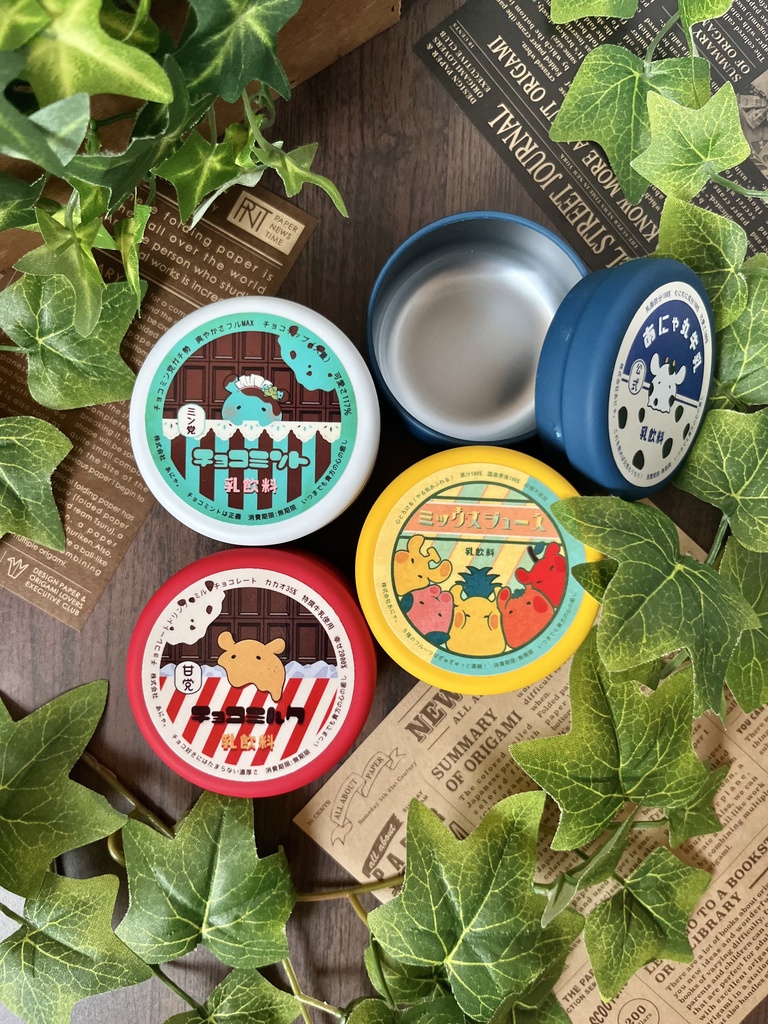 【New】並べて置きたい!レトロ瓶のふた缶ケース