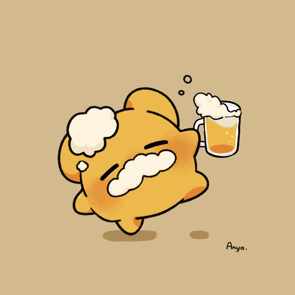 お酒フラッピィステッカー