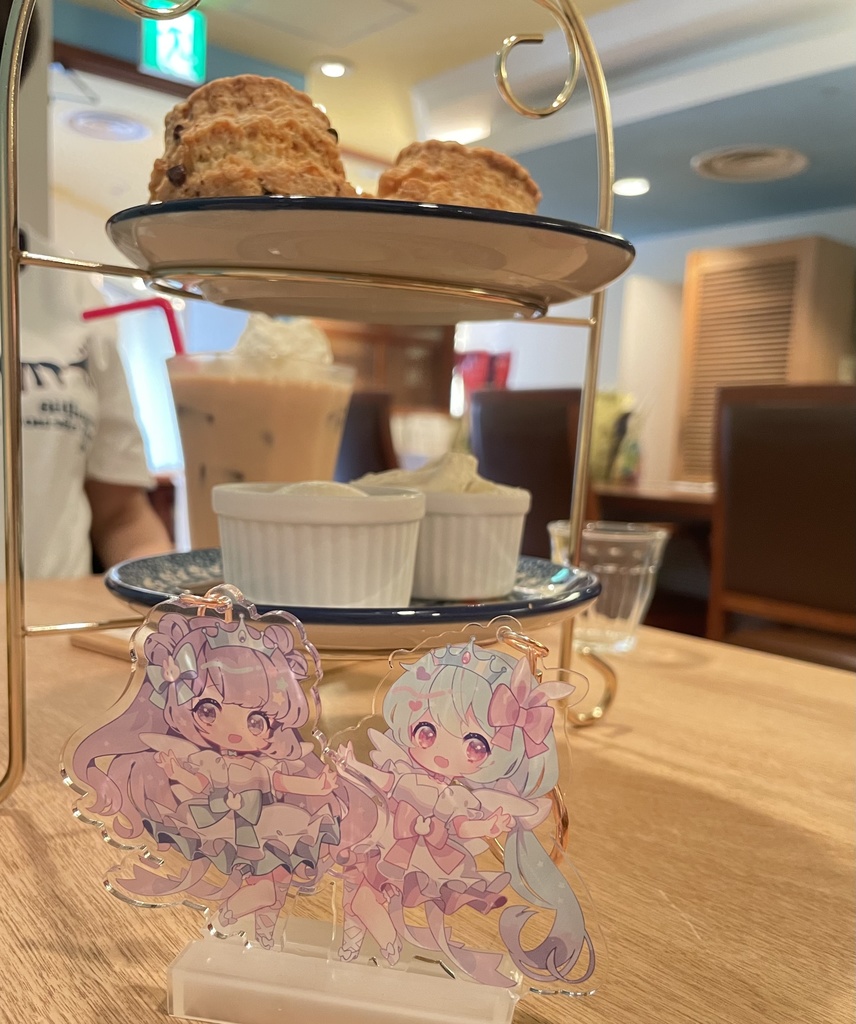 「えっとね*らぶ」イラストアクリルキーホルダー