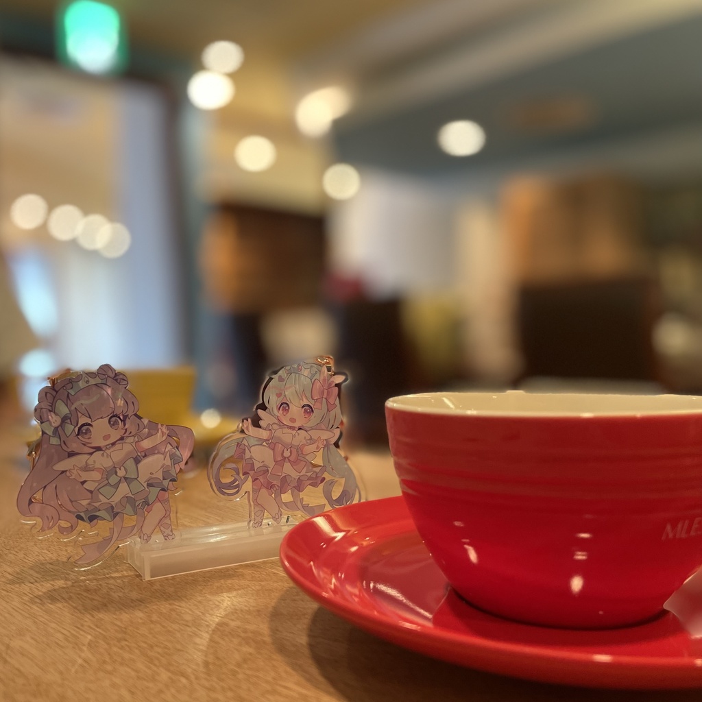 「えっとね*らぶ」イラストアクリルキーホルダー