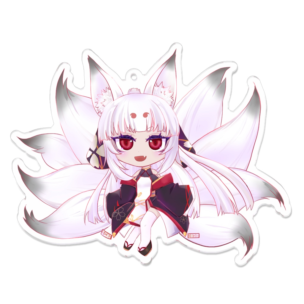 ぎんこ4th記念アクリルキーホルダー