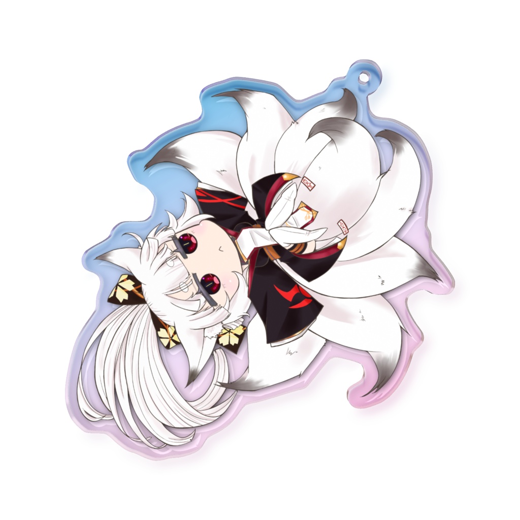 5周年記念オーロラぎんこアクキー