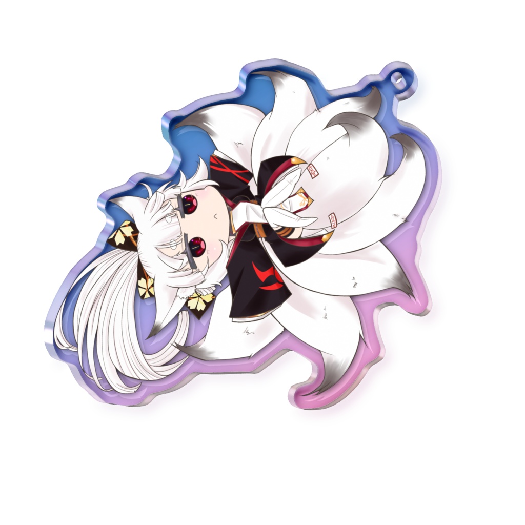 5周年記念オーロラぎんこアクキー