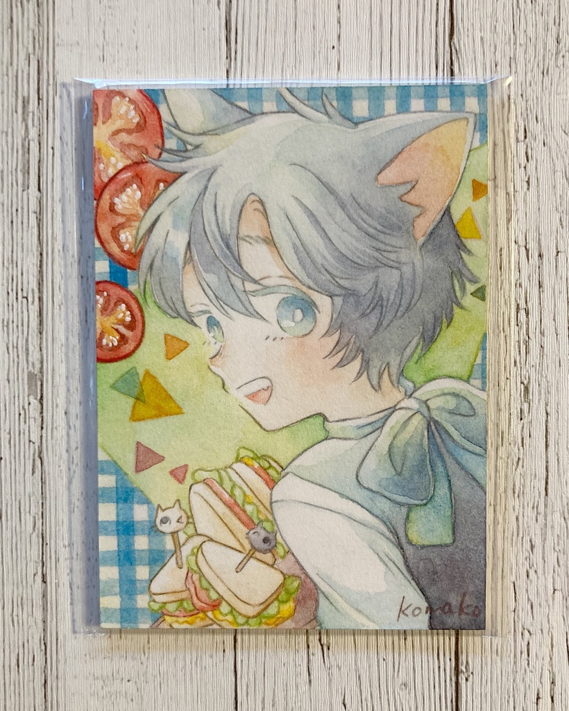 【ATC原画】黒猫くん